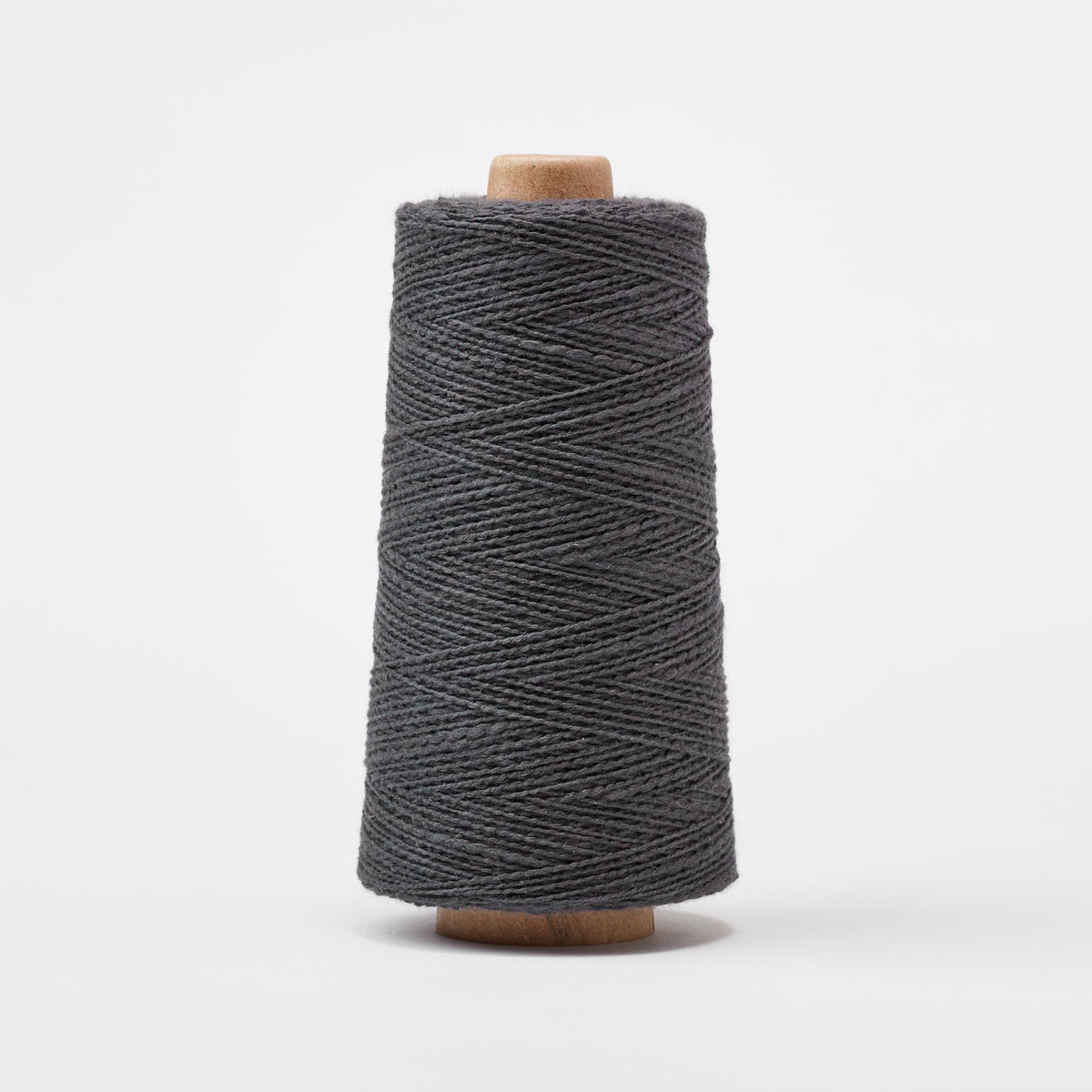 Mallo Cotton Slub Weaving Yarn Coal