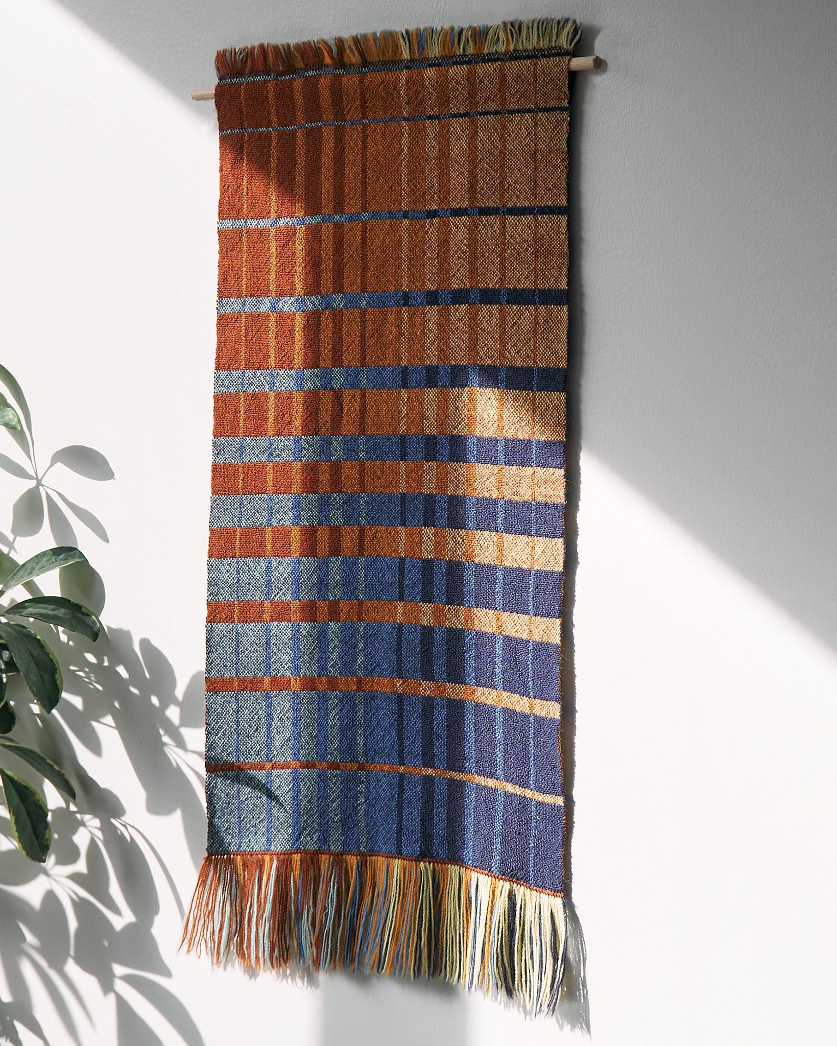 Ocean Waves Wall Hanging Weaving Pattern Gist Yarn