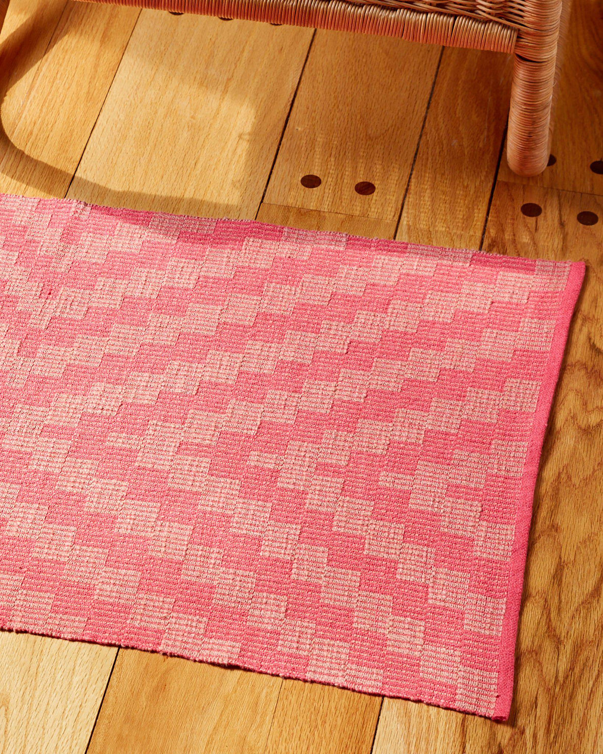 Stair Step Rug Crackle Weave Weaving Pattern