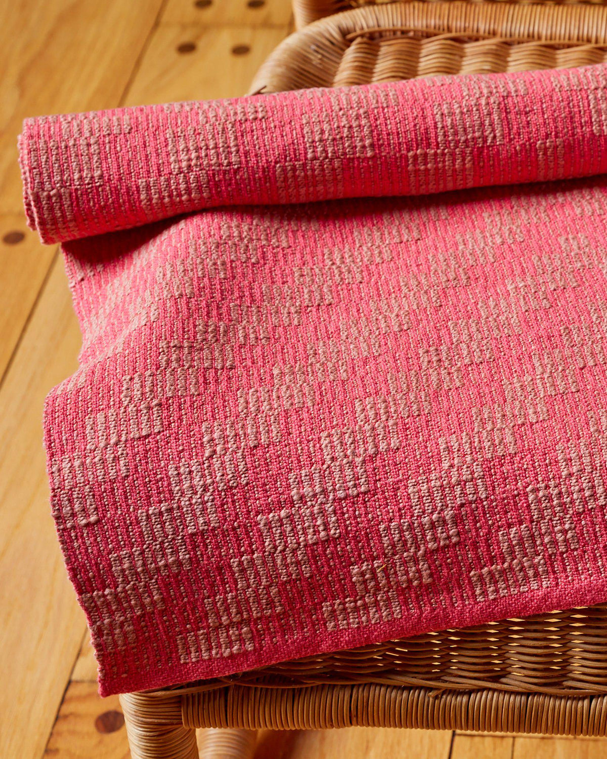 Stair Step Rug Crackle Weave Weaving Pattern