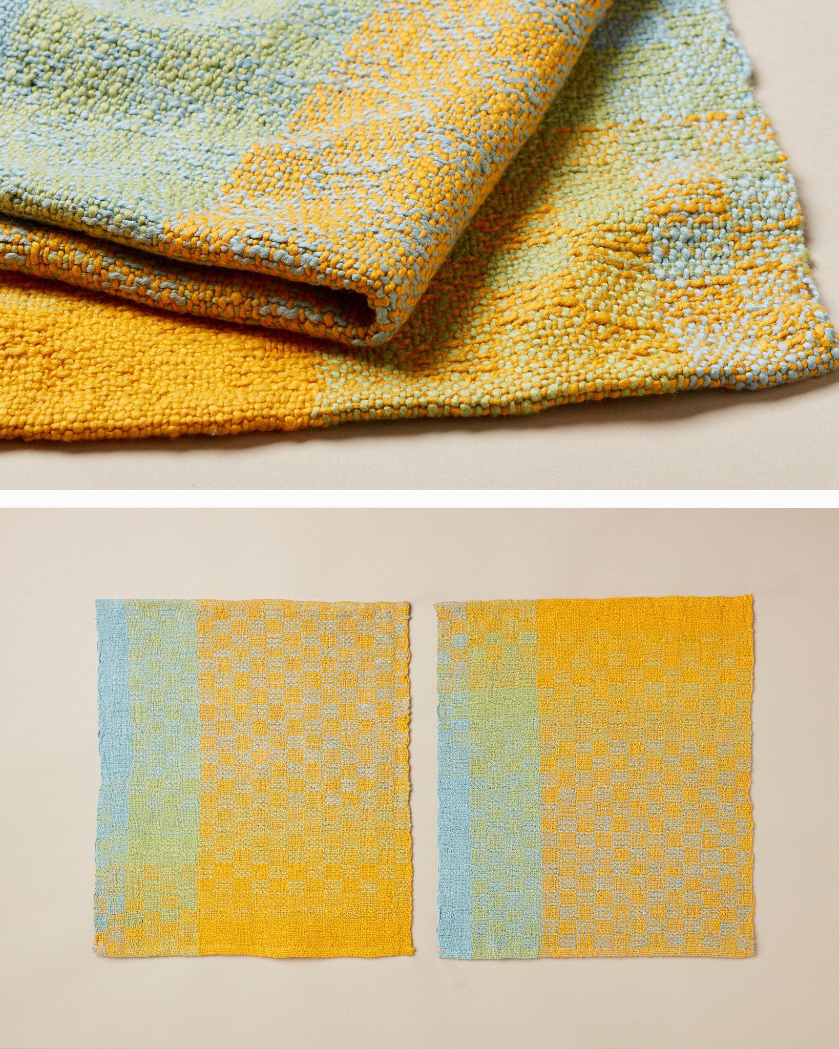 ePattern Swedish Weave Towels Jewel - Leisure Arts