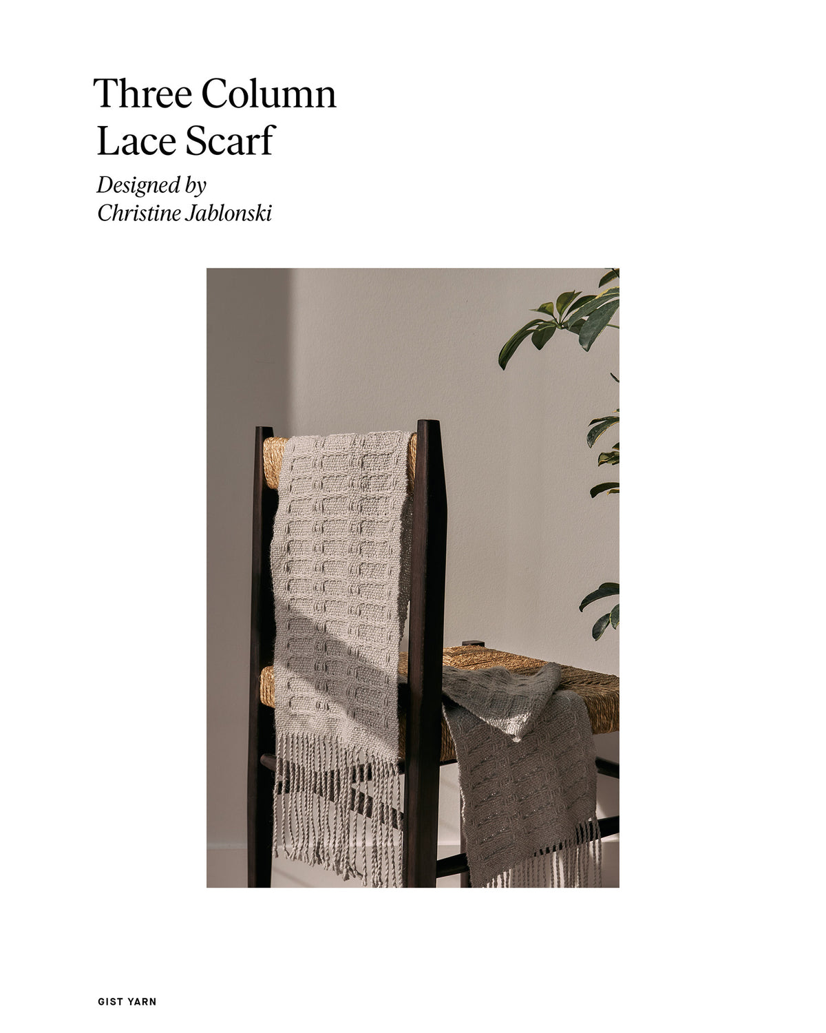 Three Column Lace Scarf