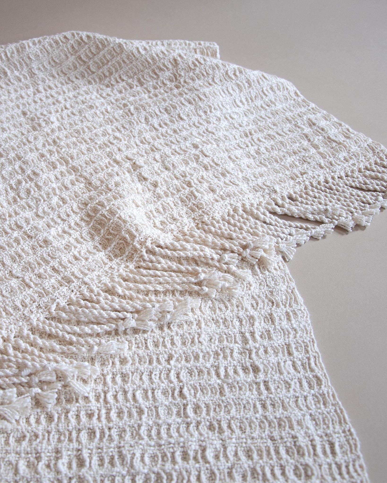 Waffle Weave Lap Blanket Weaving Pattern Gist Yarn