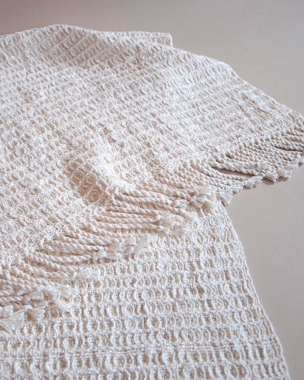 Woven waffle blanket online