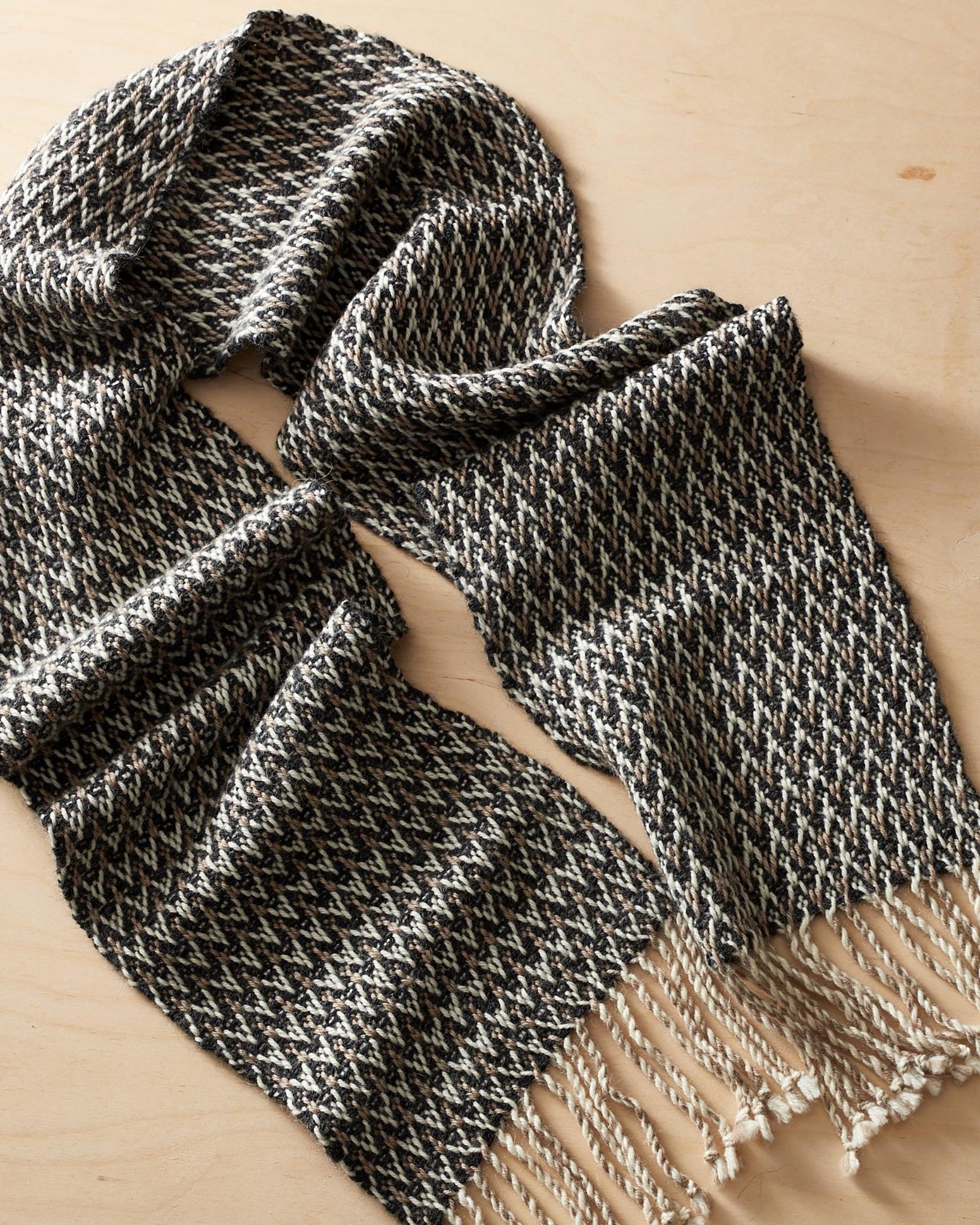 Zig Zag Twill Scarf Weaving Pattern - Gist Yarn