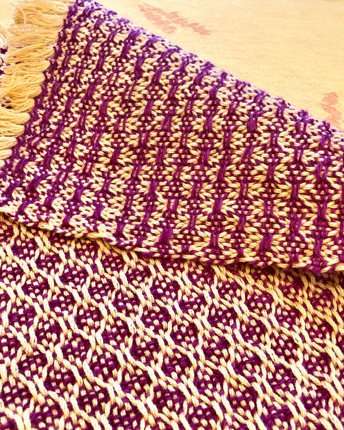 Huck Lace Rigid Heddle Placemats Weaving Pattern
